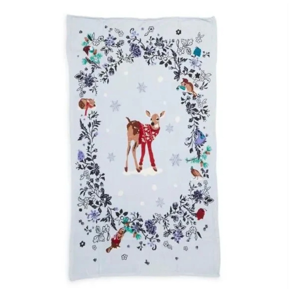 Vera Bradley Holiday Deer Blanket